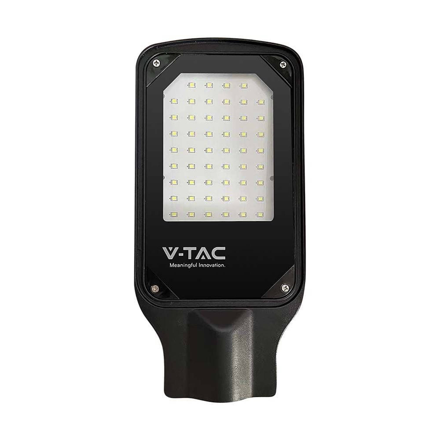 V-TAC VT-15057ST LED Straatverlichting - Slim Straatverlichting - IP65 - Zwart - 50 Watt - 4270 Lumen - 6500K