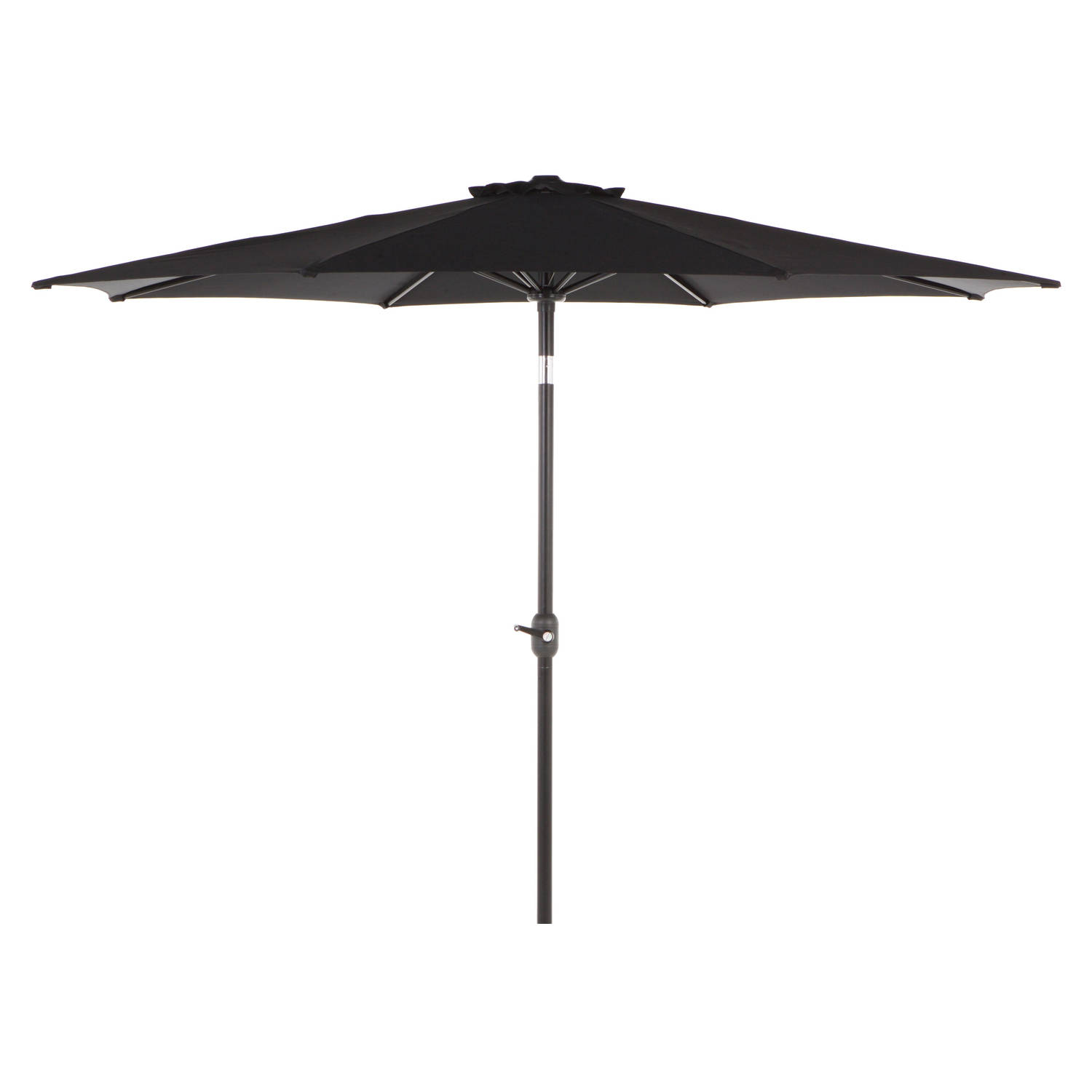 Surla zonnescherm parasol met tandwiel, kantelt ø3 M zwart/zwart.