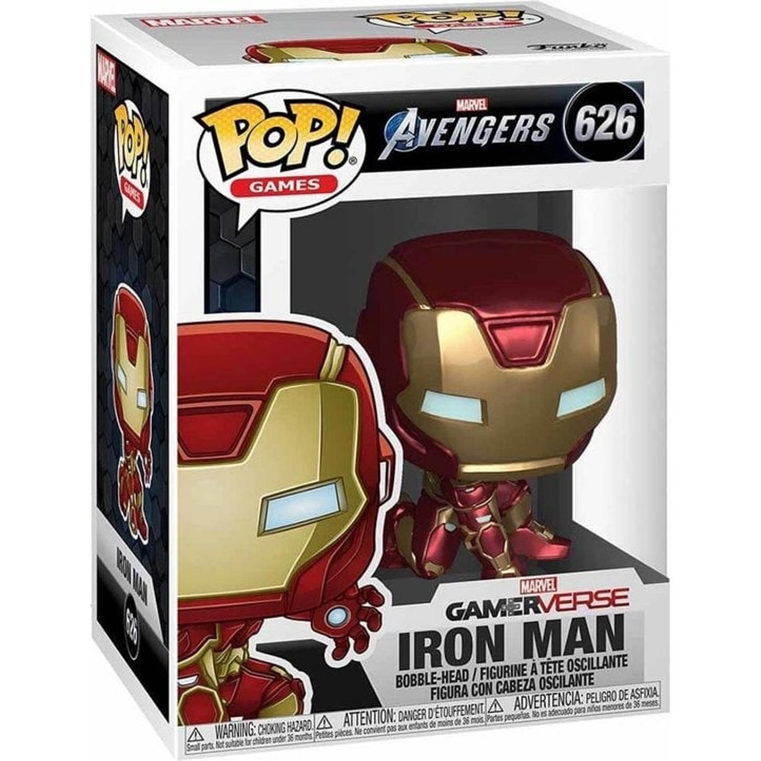 Pop Marvel: Avengers Game Iron Man (Stark Tech) Funko Pop #626