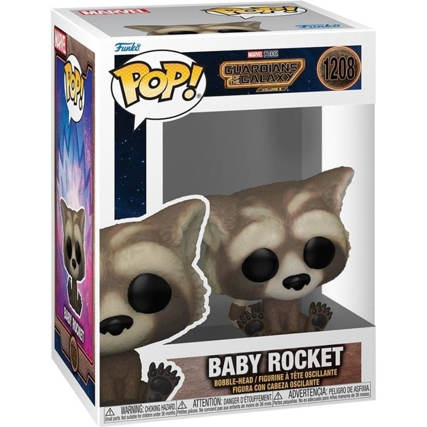 Pop Marvel: Guardians of the Galaxy 3 Baby Rocket Funko Pop #1208