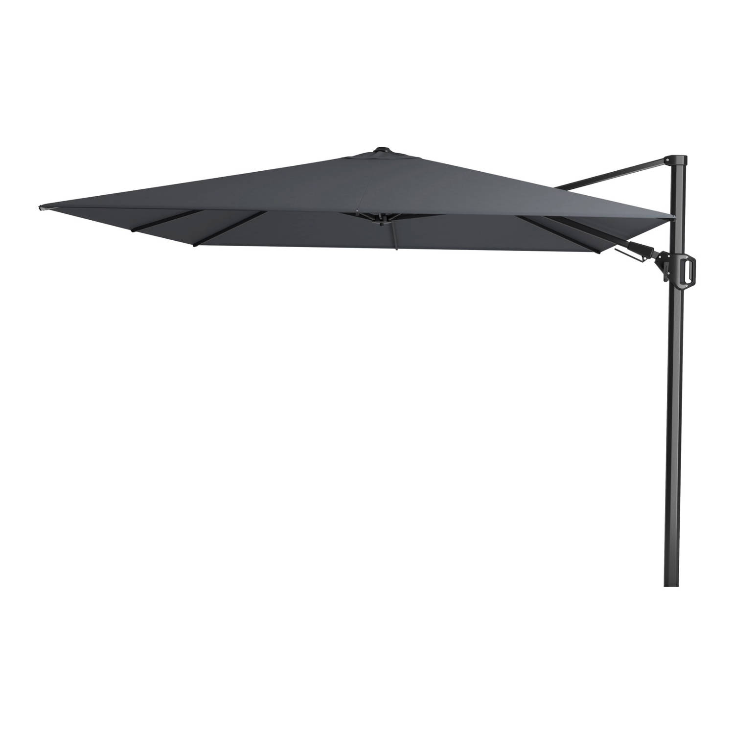 Platinum Challenger parasol T2 - 3x3 m. - Antraciet