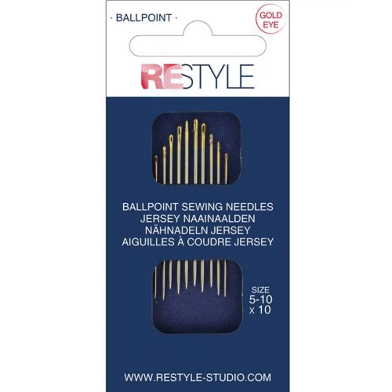 ReStyle 015.10330 Jersey naainaalden 5-10, 10 stuks