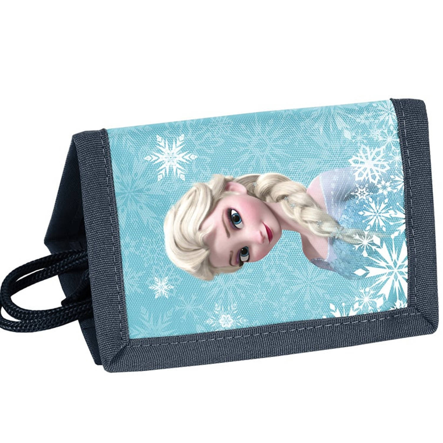 Disney Frozen Portemonnee Elsa - 12 x 8,5 x 1 cm - Polyester