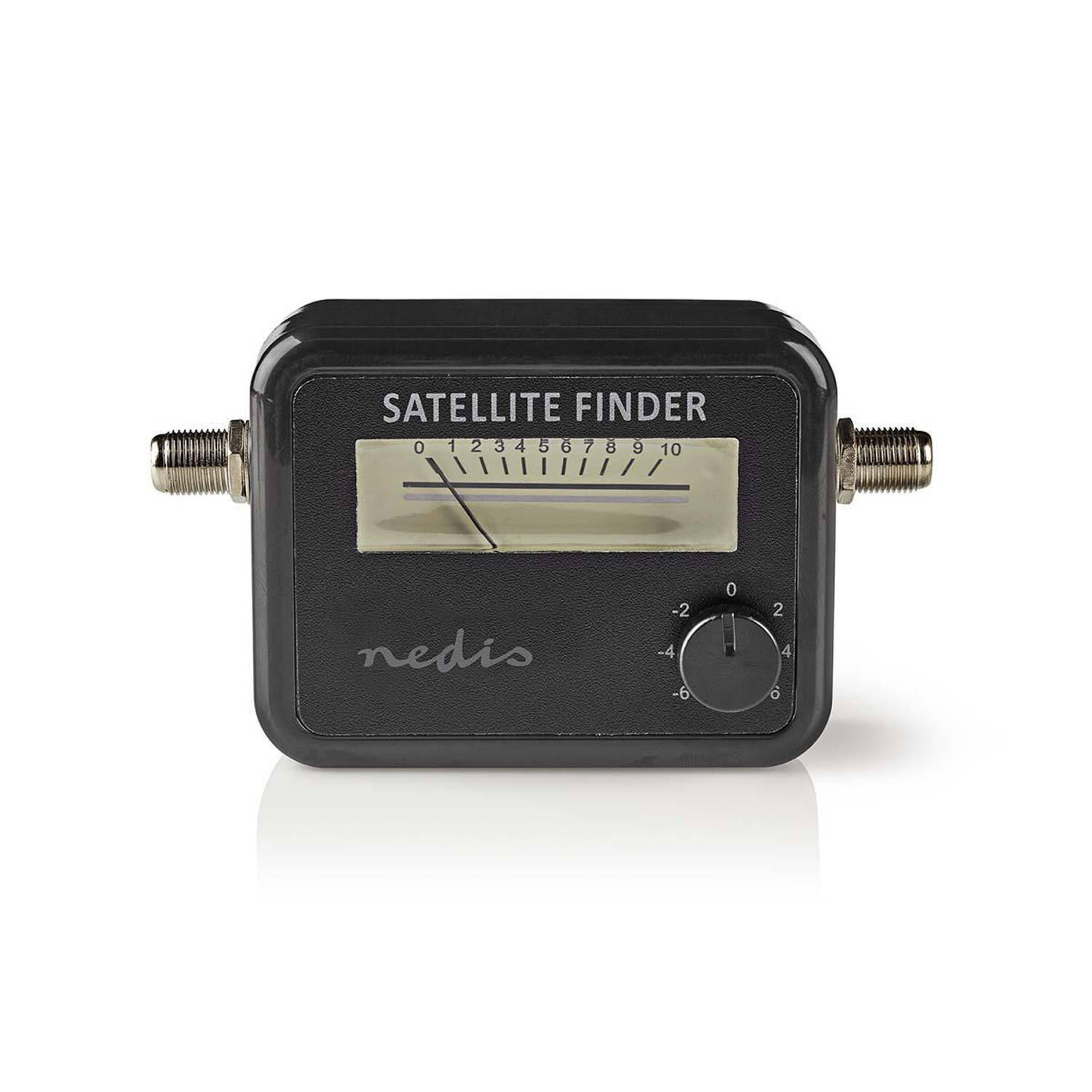 Satellietmeter die de signaalsterkte meet