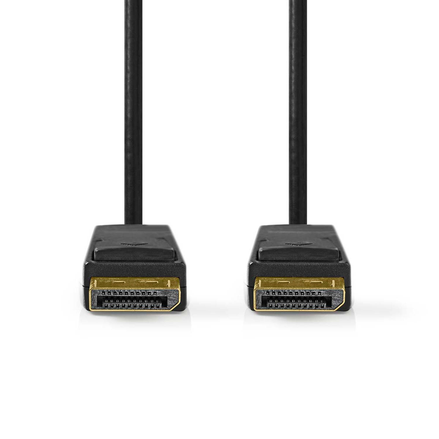 Nedis DisplayPort-Kabel - DisplayPort Male - DisplayPort Male - 8K@60Hz - Verguld - 2.00 m - Rond - PVC - Zwart - Doos