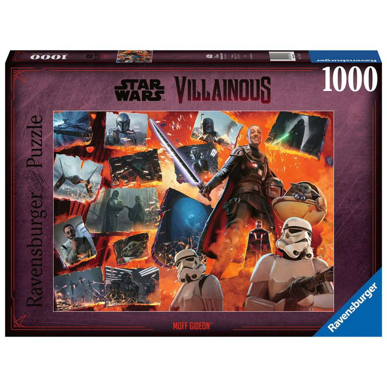 Ravensburger puzzel 1000 stukjes Star Wars villainous moff gideon