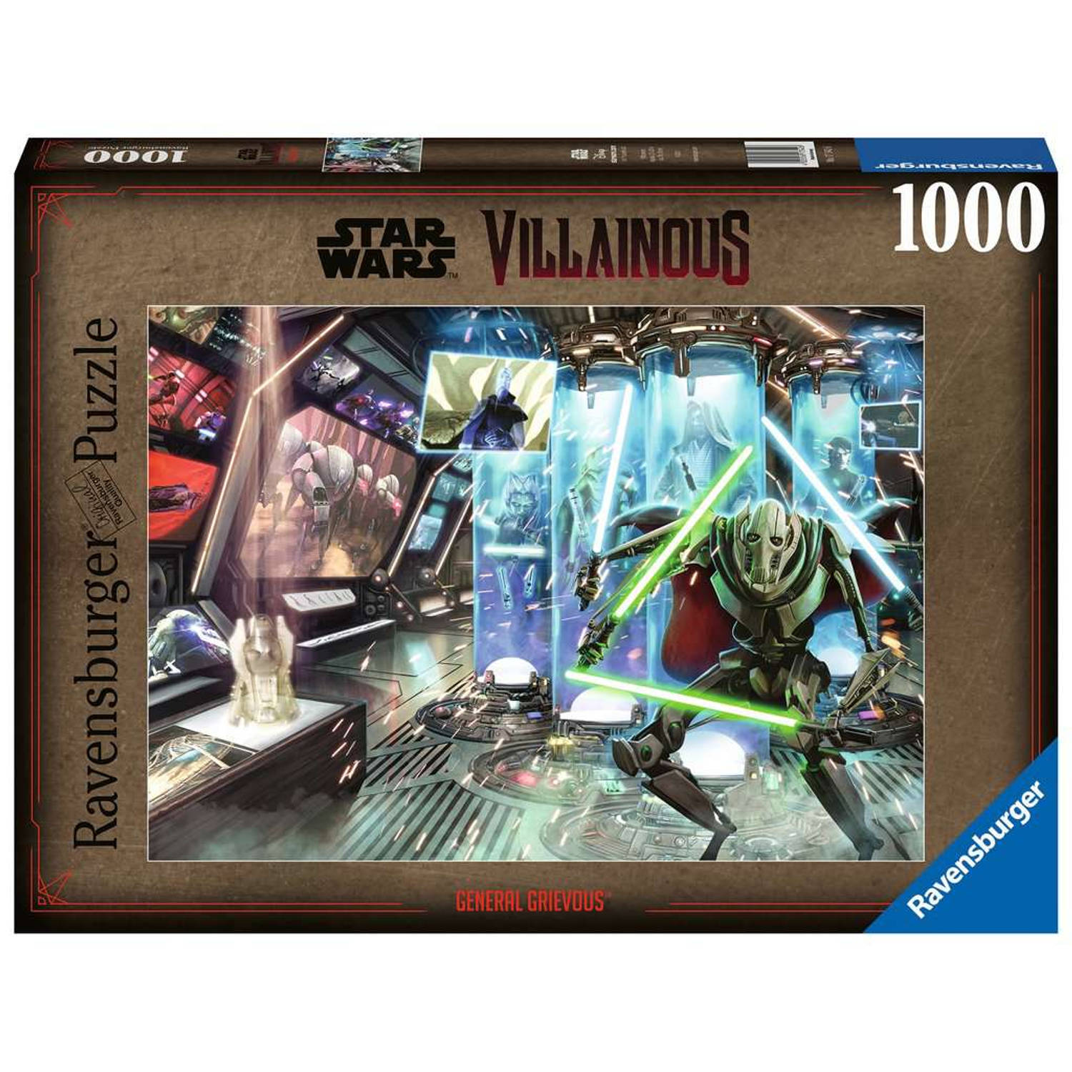 Ravensburger puzzel 1000 stukjes Star Wars villainous general grievous