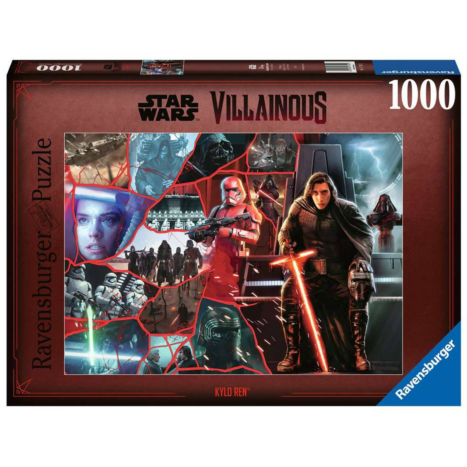 Ravensburger puzzel 1000 stukjes Star Wars Villainous Kylo Ren