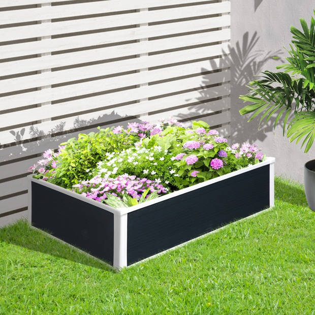 Plantenbakken voor buiten verhoogd - Plantenbak - Plantenpot - Bloemenbak - 100 x 80 x 30 cm