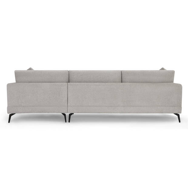 Giga Meubel - Loungebank Rechts Grijs Stof - 290x95x90cm - Zithoogte 48cm