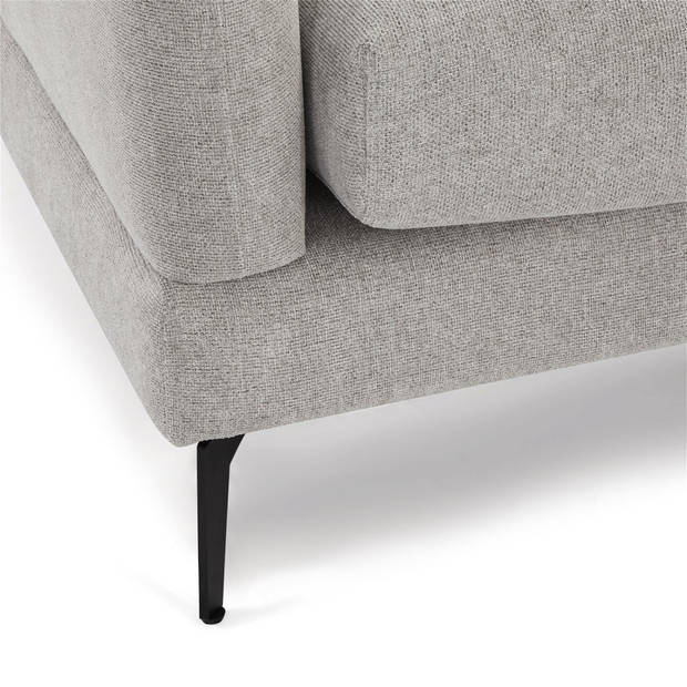 Giga Meubel - Loungebank Rechts Grijs Stof - 290x95x90cm - Zithoogte 48cm