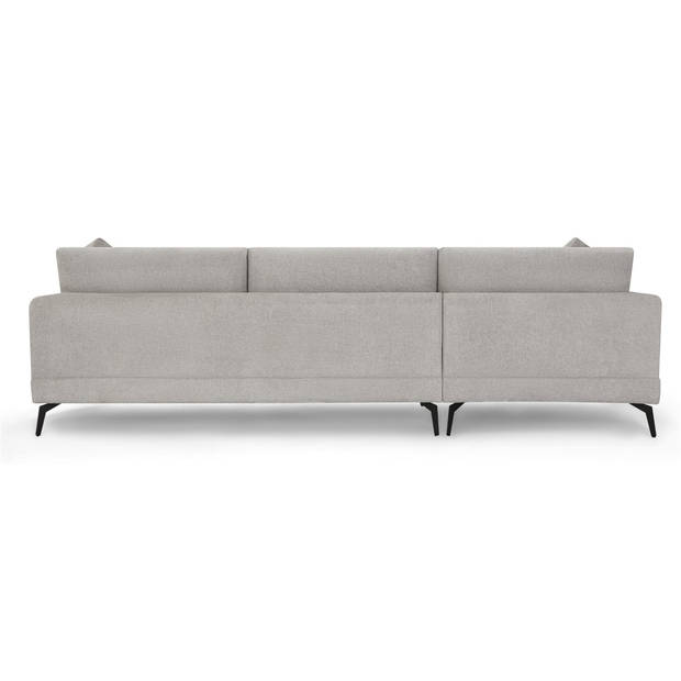 Giga Meubel - Loungebank Links Grijs Stof - 290x95x90cm - Zithoogte 48cm