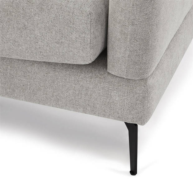 Giga Meubel - Loungebank Links Grijs Stof - 290x95x90cm - Zithoogte 48cm