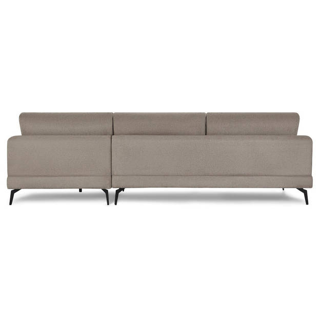 Giga Meubel - Loungebank Rechts Beige Stof - 290x95x90cm - Zithoogte 48cm