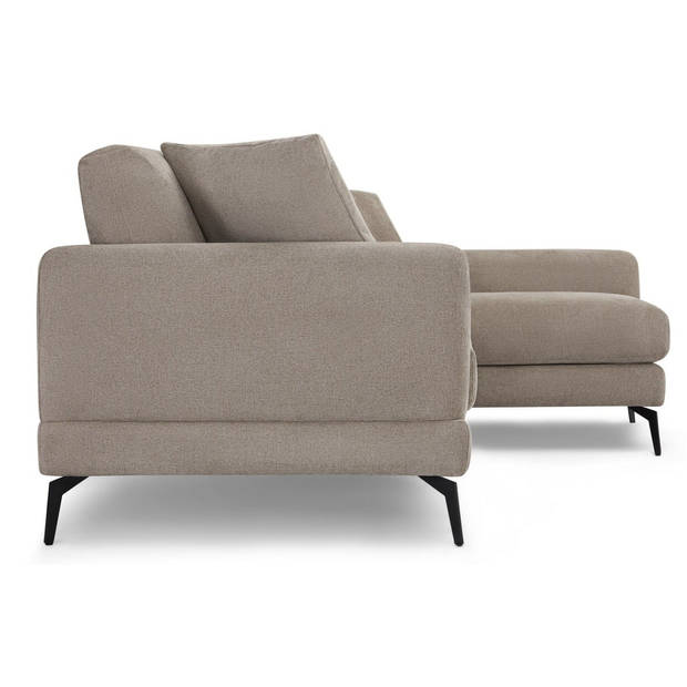 Giga Meubel - Loungebank Rechts Beige Stof - 290x95x90cm - Zithoogte 48cm