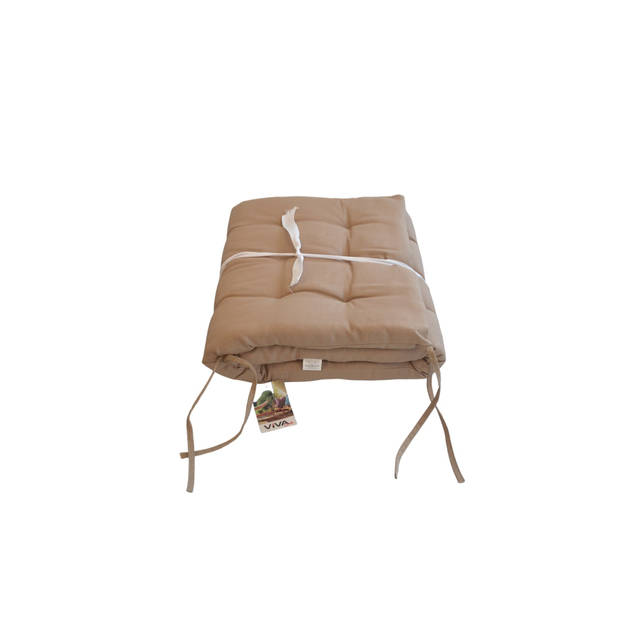 Tuinbank kussen Beige 150 x 40 x 4 cm Rechthoekig