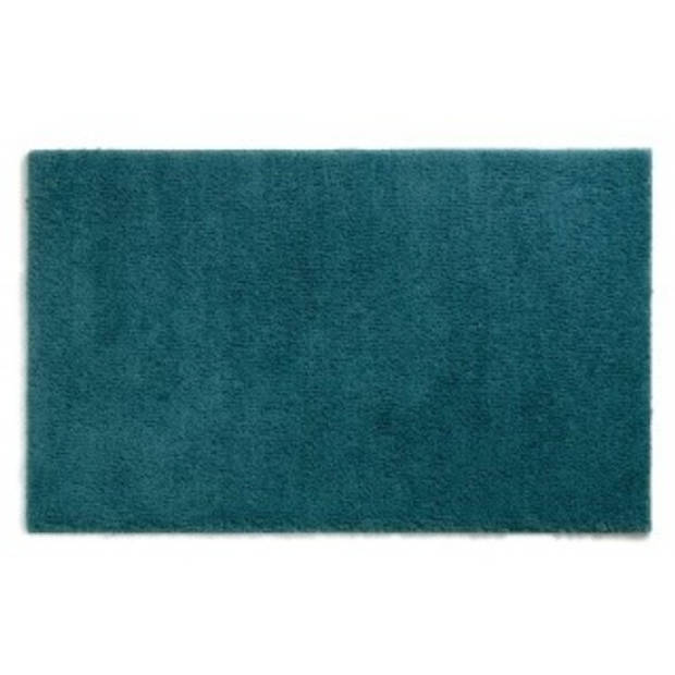 Kela - Badmat, 80 x 50 cm, Polyester, Petrol Blauw - Kela Maja