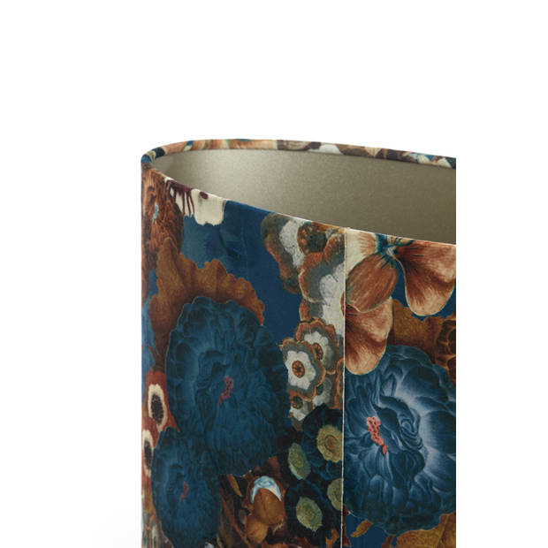 Light & Living - Lampenkap BLOOM - 38x17.5x28cm - Blauw