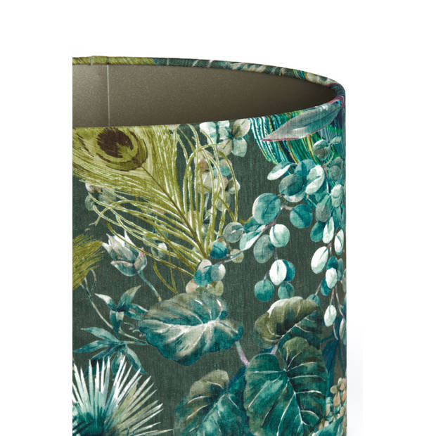 Light & Living - Lampenkap XENIA FLORA - 30x15x25cm - Groen