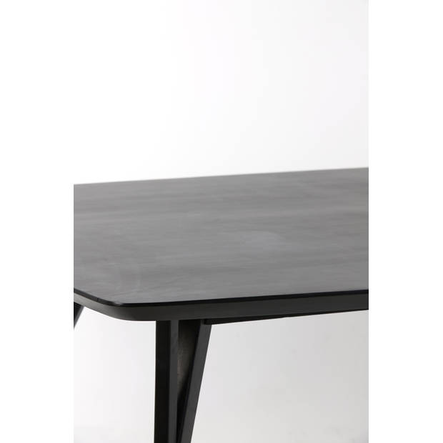 Light & Living - Eettafel QUENZA - 220x100x76cm - Zwart