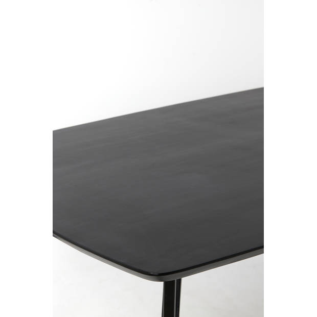 Light & Living - Eettafel QUENZA - 220x100x76cm - Zwart