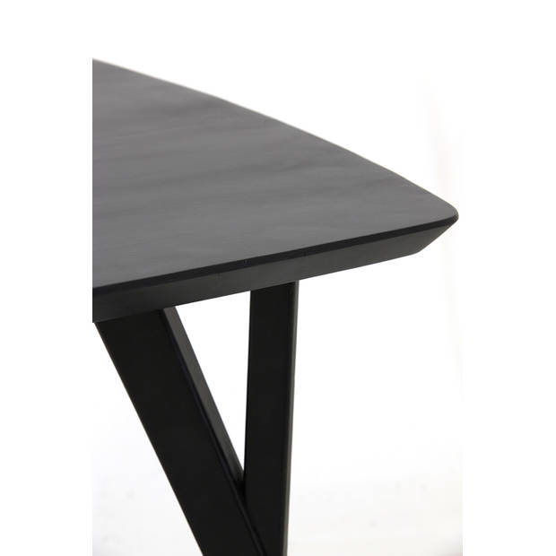 Light & Living - Eettafel QUENZA - 220x100x76cm - Zwart