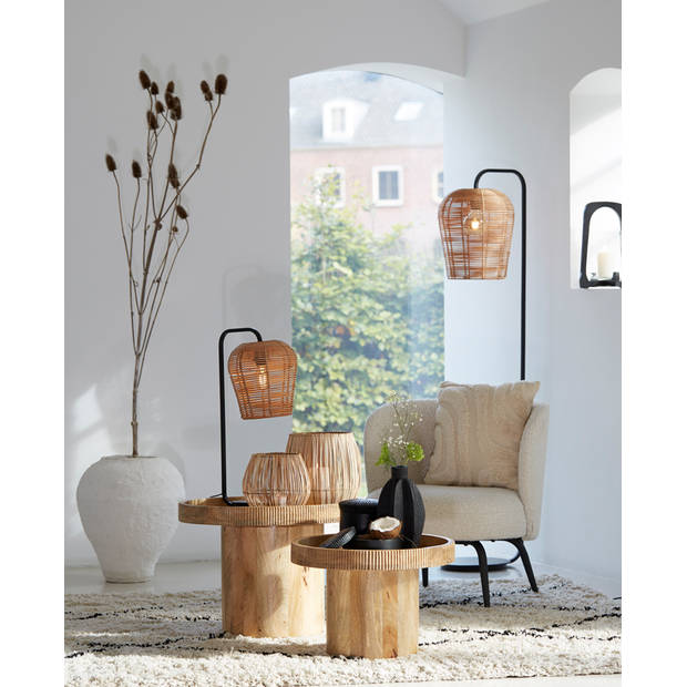 Light & Living - Lampvoet MARENO - 26.5x20x60cm - Zwart