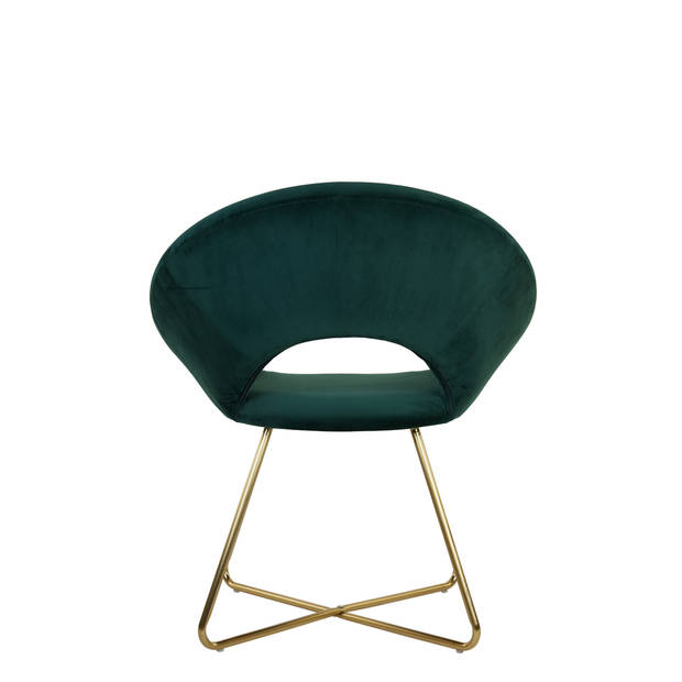 Light & Living - Stoel CHARLIE - 72x57x85cm - Groen