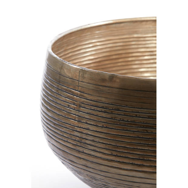 Light & Living - Pot LISBOA - Ø53x28.5cm - Goud - Set van 2