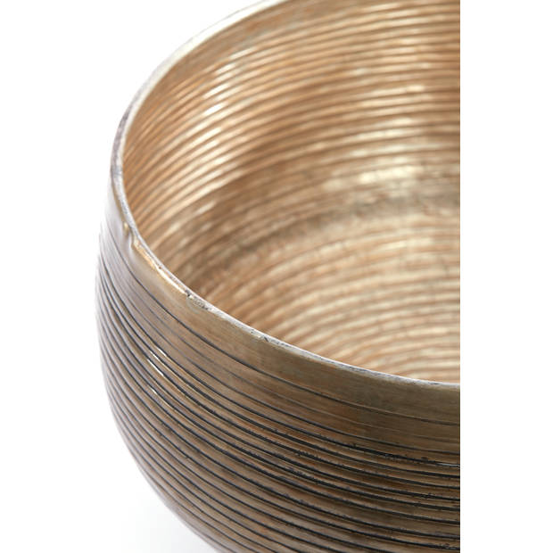 Light & Living - Pot LISBOA - Ø53x28.5cm - Goud - Set van 2