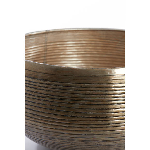 Light & Living - Pot LISBOA - Ø53x28.5cm - Goud - Set van 2