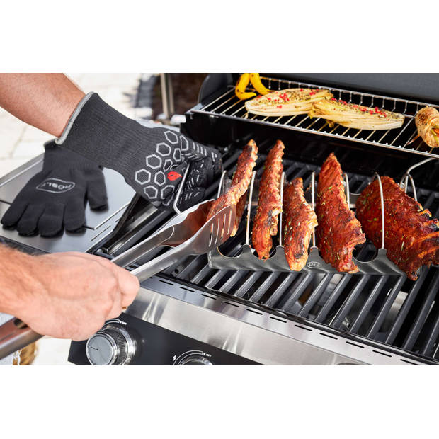 Rösle Barbecue - BBQ Accessoire Premium Barbecue Handschoenen Set van 2 Stuks - Kunststof - Zwart