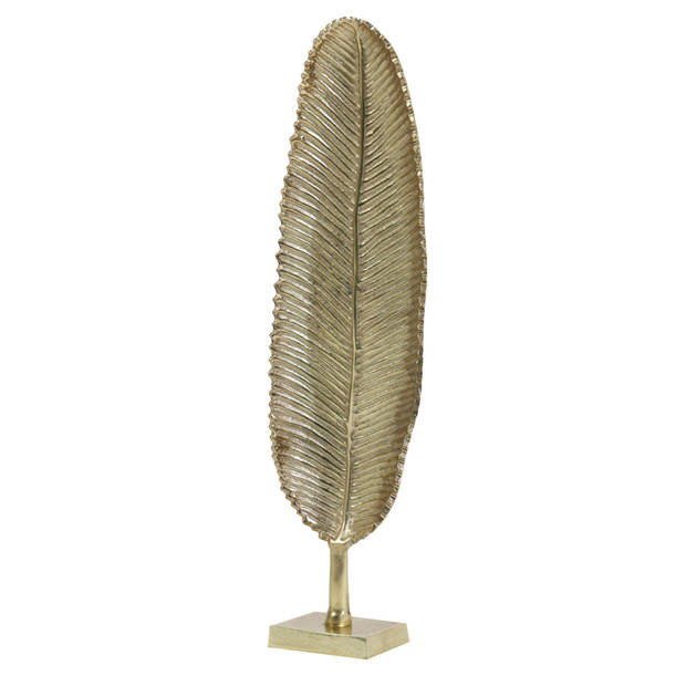 Light & Living - Ornament LEAF - 14x8x56cm - Goud