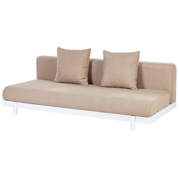 Beliani MISSANELLO - Zitgroep-Beige-Polyester