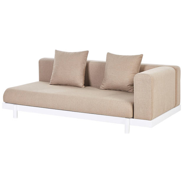 Beliani MISSANELLO - Zitgroep-Beige-Polyester