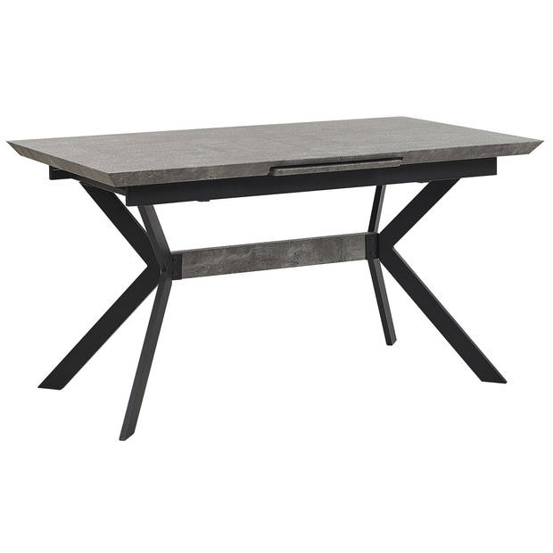 Beliani BENSON - Eettafel-Grijs-MDF