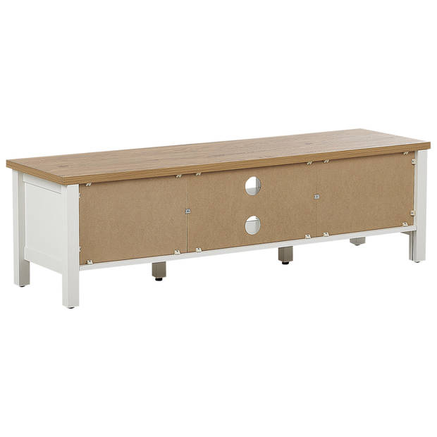 Beliani ATOCA - TV-kast-Lichte houtkleur-MDF