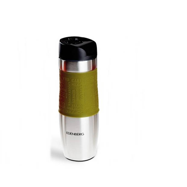 Edënbërg Classic Line - Thermosfles in RVS - Travel Mug - Thermos Beker - 480 ml - Groen