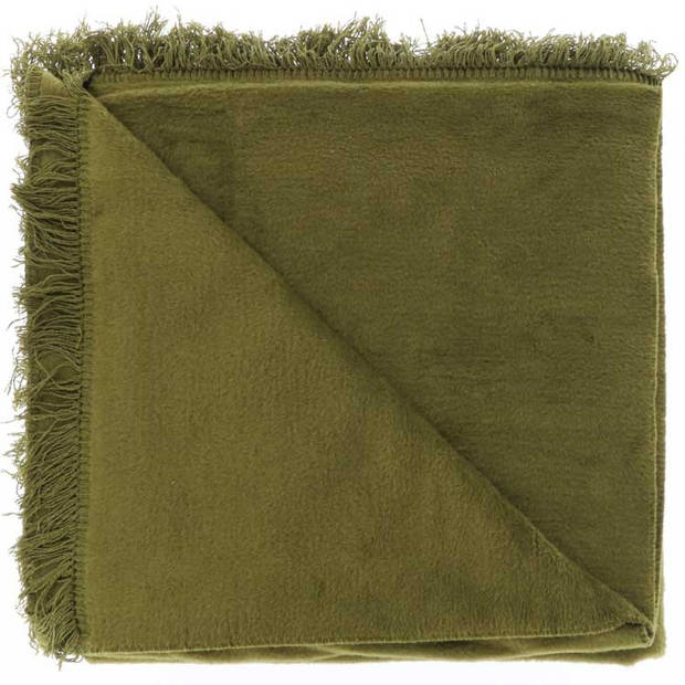 Unique Living - Plaid Nomi 150x200cm Olive Green