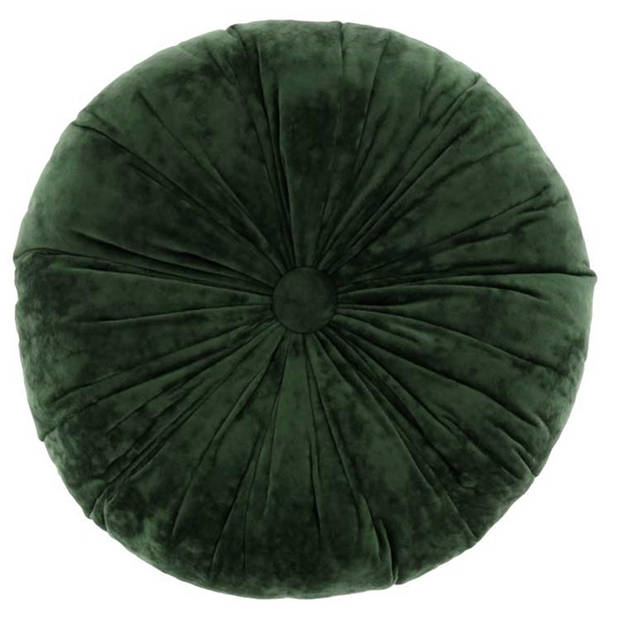 Unique Living Kussen Tatum 40cm Ø dark green