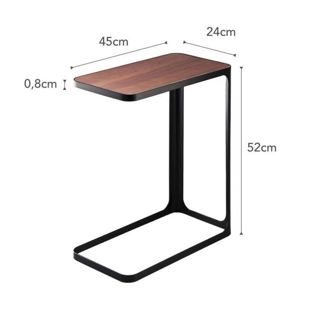 Yamazaki Bijzettafel - Frame - Zwart