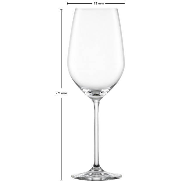 Schott Zwiesel Bordeauxglazen Fortissimo - 650 ml - 4 stuks