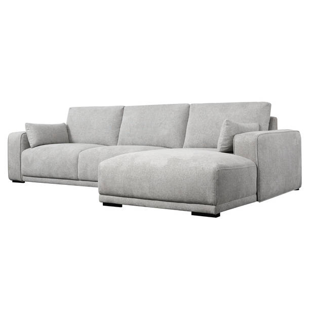 Giga Meubel - Loungebank Rechts Grijs Stof - 305x105x85cm - Zitdiepte 64cm