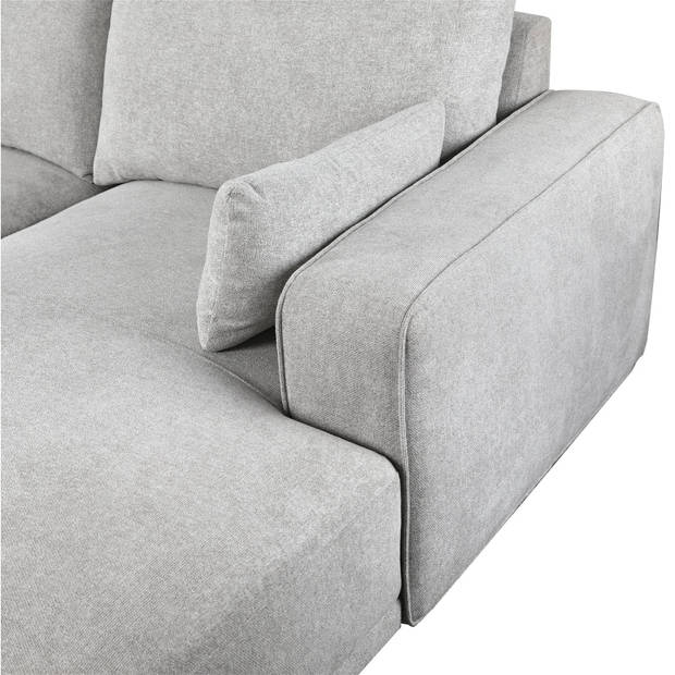 Giga Meubel - Loungebank Rechts Grijs Stof - 305x105x85cm - Zitdiepte 64cm