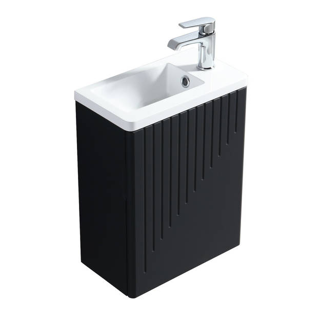 Badplaats Toiletmeubel Faro 40cm - mat zwart