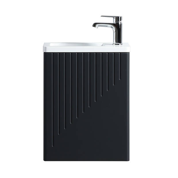 Badplaats Toiletmeubel Faro 40cm - mat zwart