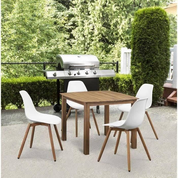 Set van 4 PP Tuinstoelen - 50 x 55 x 85,5 cm