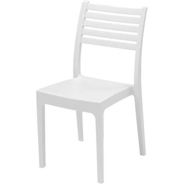 Set van 4 Olimpia Areta Garden stoelen - 52 x 46 x H 86 cm - Wit