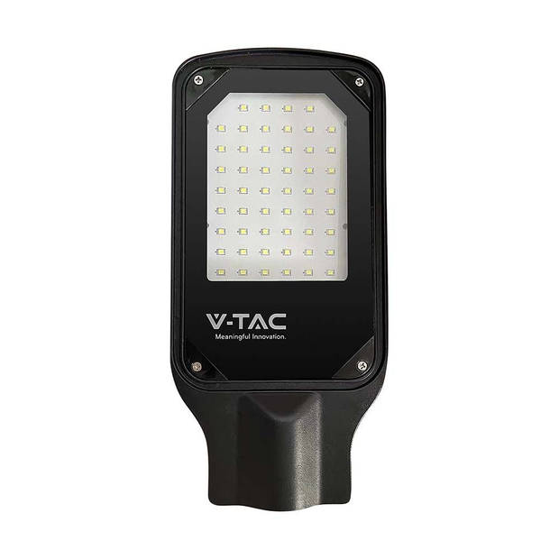 V-TAC VT-15035ST LED Straatverlichting - Slim Straatverlichting - IP65 - Zwart - 30 Watt - 2510 Lumen - 6500K