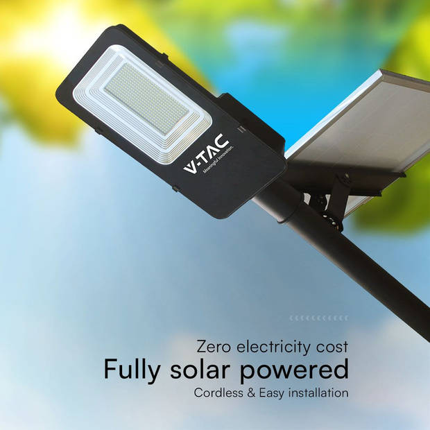 V-TAC VT-ST201 Solarlampen - Straatlantaarns op zonne-energie - IP65 - 4000K